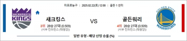 새크킹스 vs 골든워리